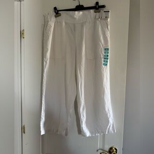 Zac & Rachel NWT Wide Leg Pants in Cream